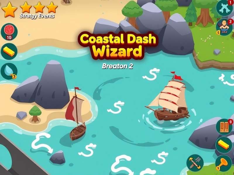 Coastal Dash Wizard gameplay screenshot